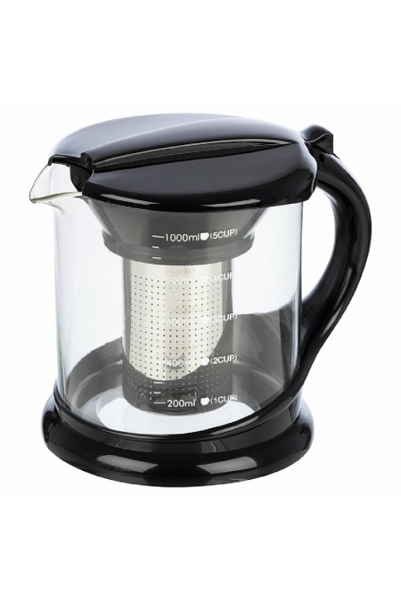 Чайник заварочный Mallony Decotto-1000 910108 1 л (черный) 2