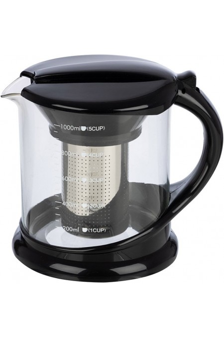 Чайник заварочный Mallony Decotto-1000 910108 1 л (черный) 6