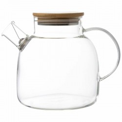 Чайник заварочный Mallony Foresta di bambu 1.5 л (прозрачный)