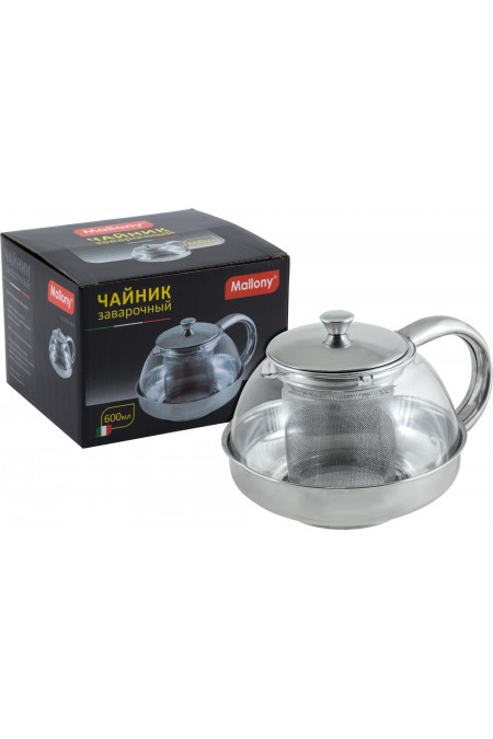 Чайник заварочный Mallony Menta 600 910110 0.6 л (прозрачный) 