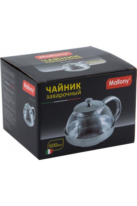 Чайник заварочный Mallony Menta 600 910110 0.6 л (прозрачный) 4
