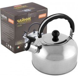 Чайник из нержавеющей стали Mallony Casual 2.5 л (серебристый)