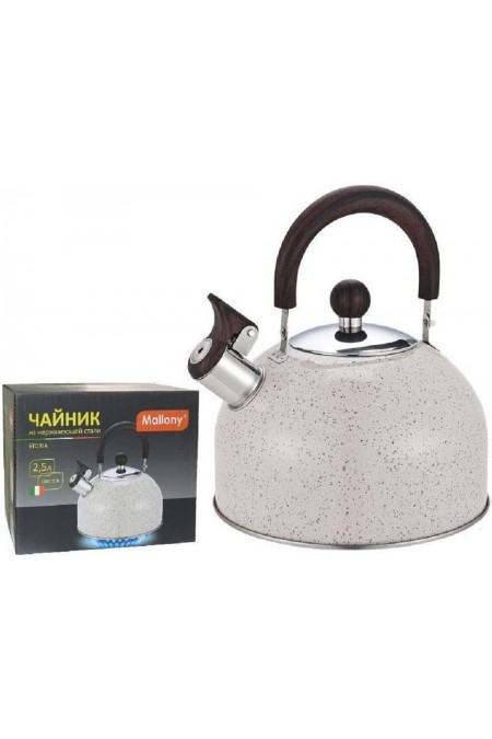 Чайник из нержавеющей стали Mallony Storia 2.5 л (серый) 2