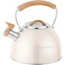 Чайник из нержавеющей стали Zeidan Z-4545 2.5 л (кремовый)