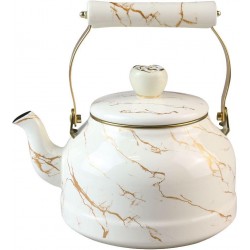 Чайник из нержавеющей стали Zeidan Z-4488 2.6 л (бежевый мрамор)