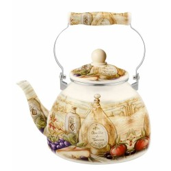 Чайник эмалированный Kelli KL-4449 3 л (прованс)