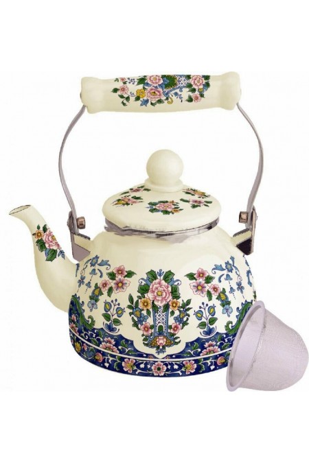 Чайник эмалированный Kelli KL-4468 1.5 л (рисунок) 