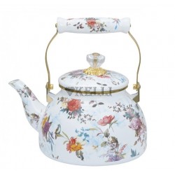 Чайник эмалированный Kelli KL-4471 3 л (с цветами)