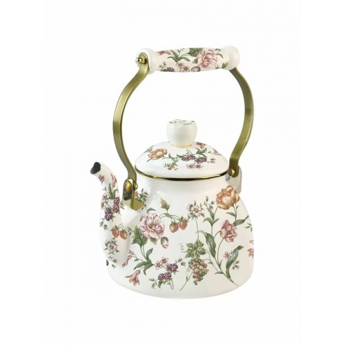 Чайник эмалированный Zeidan Bouquet Z-4502 2.6 л (белый) 1