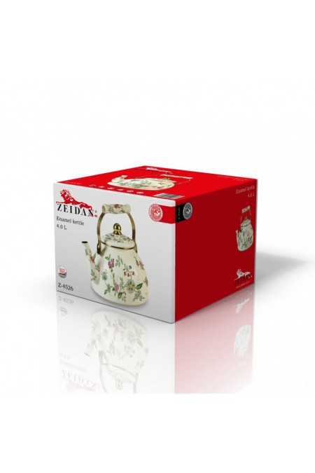Чайник эмалированный Zeidan Z-4526 4 л (provence) 1