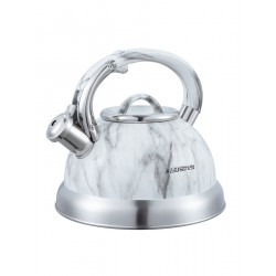 Чайник из нержавеющей стали Alberg AL-3048 3 л (белый мрамор)