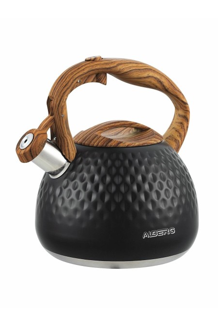 Чайник из нержавеющей стали Alberg AL-3057 2.7 л (черный) 