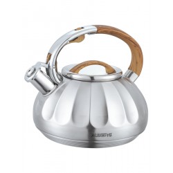 Чайник из нержавеющей стали Alberg AL-3066 3 л (серебристый/бежевый)