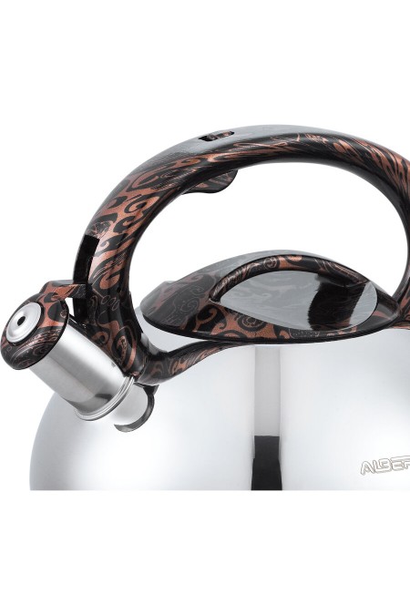 Чайник из нержавеющей стали Alberg AL-3067 3 л (серебристый/черный) 1