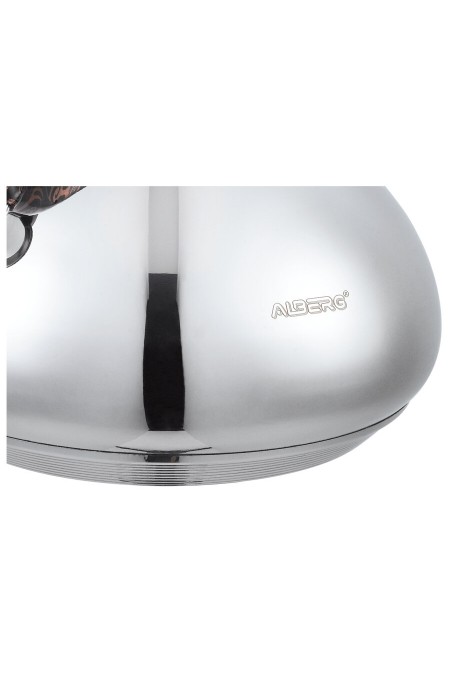 Чайник из нержавеющей стали Alberg AL-3067 3 л (серебристый/черный) 2