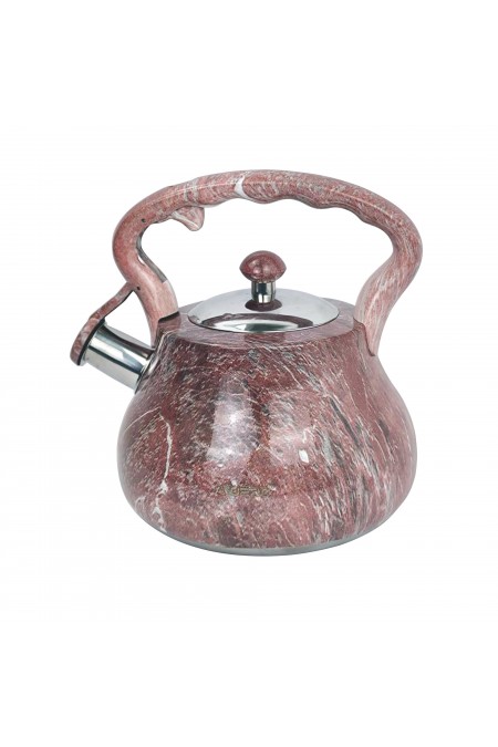 Чайник из нержавеющей стали Alberg AL-3069 2.6 л (бордовый) 