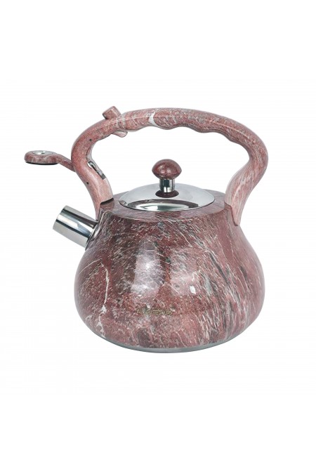 Чайник из нержавеющей стали Alberg AL-3069 2.6 л (бордовый) 1