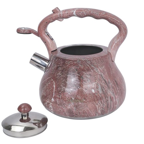 Чайник из нержавеющей стали Alberg AL-3069 2.6 л (бордовый) 2