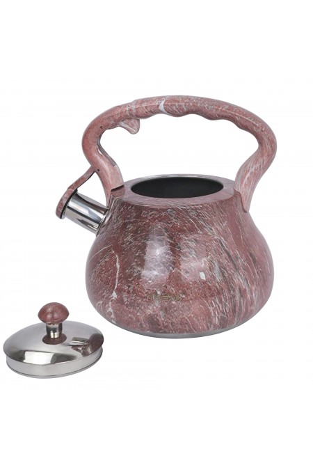 Чайник из нержавеющей стали Alberg AL-3069 2.6 л (бордовый) 3