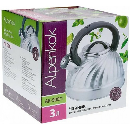 Чайник из нержавеющей стали Alpenkok AK-500/1 3 л (серебристый) 6