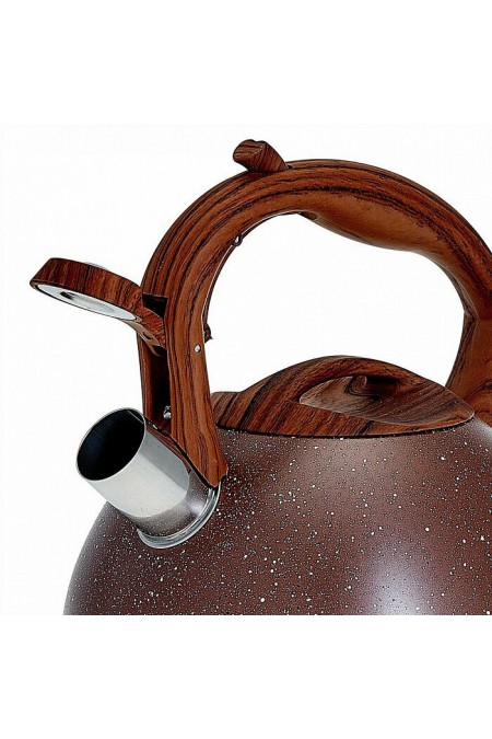 Чайник из нержавеющей стали Alpenkok AK-520 3 л (коричневый гранит) 3