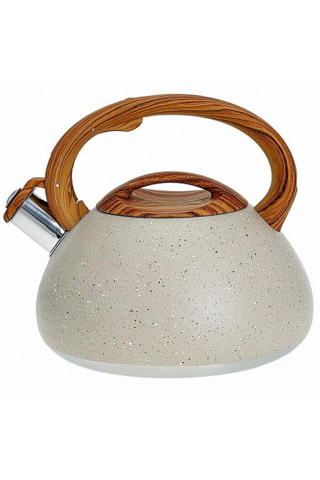 Чайник из нержавеющей стали Alpenkok AK-522 3 л (бежевый) 