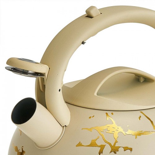 Чайник из нержавеющей стали Alpenkok AK-541 3 л (бежевый/золотой) 2