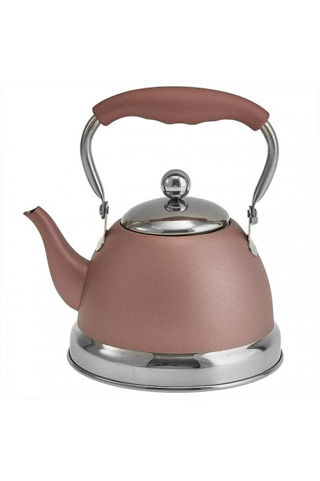 Чайник из нержавеющей стали Alpenkok AK-544 1 л (розовый) 