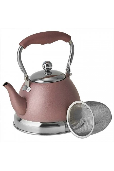 Чайник из нержавеющей стали Alpenkok AK-544 1 л (розовый) 1