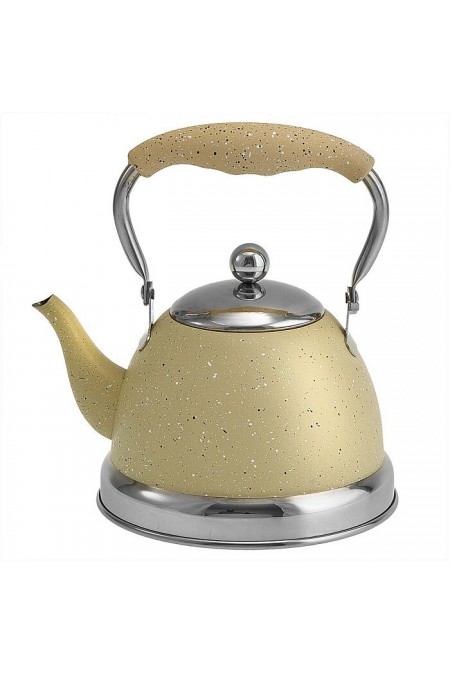 Чайник из нержавеющей стали Alpenkok AK-546 1 л (бежевый гранит) 