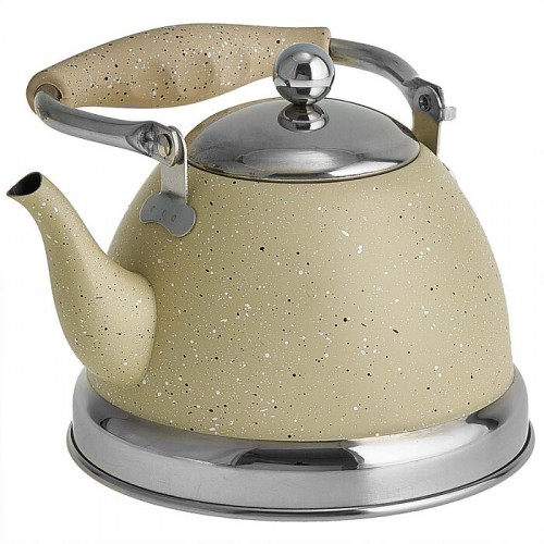 Чайник из нержавеющей стали Alpenkok AK-546 1 л (бежевый гранит) 2