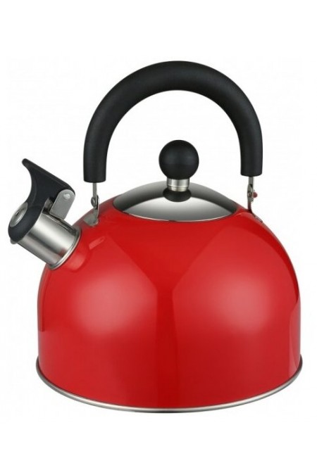 Чайник из нержавеющей стали HITT Rondo Plus 2.5 л (красный) 