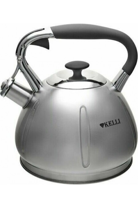 Чайник из нержавеющей стали Kelli KL-4317 3 л (серебристый) 