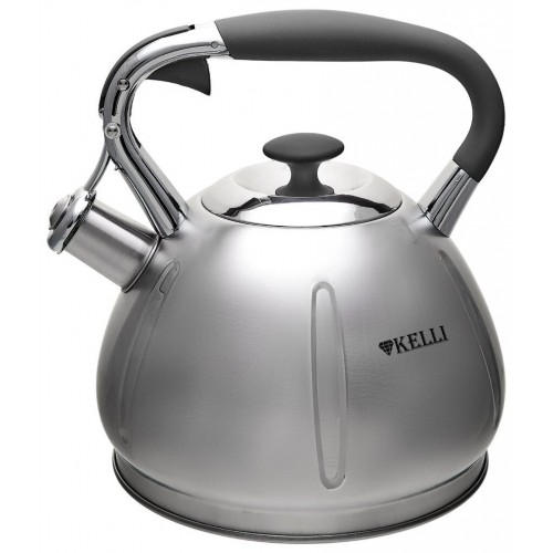 Чайник из нержавеющей стали Kelli KL-4317 3 л (серебристый) 