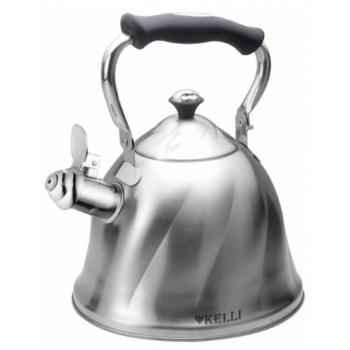 Чайник из нержавеющей стали Kelli KL-4325 3 л (серебристый) 