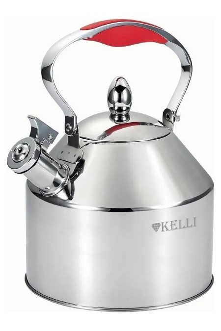 Чайник из нержавеющей стали Kelli KL-4345 3.5 л (красный) 