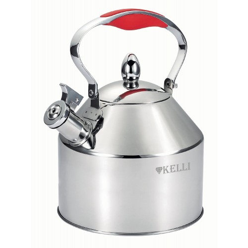 Чайник из нержавеющей стали Kelli KL-4345 3.5 л (красный) 