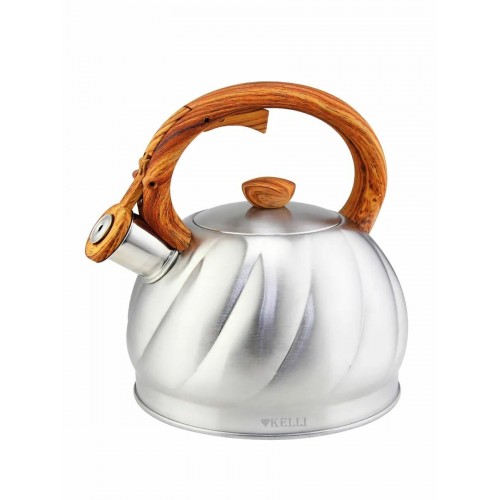 Чайник из нержавеющей стали Kelli KL-4362 2 л (серебристый) 