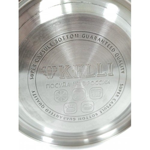 Чайник из нержавеющей стали Kelli KL-4363 2 л (серебристый) 4