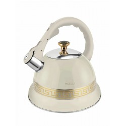 Чайник из нержавеющей стали Kelli KL-4364 3.5 л (кремовый)
