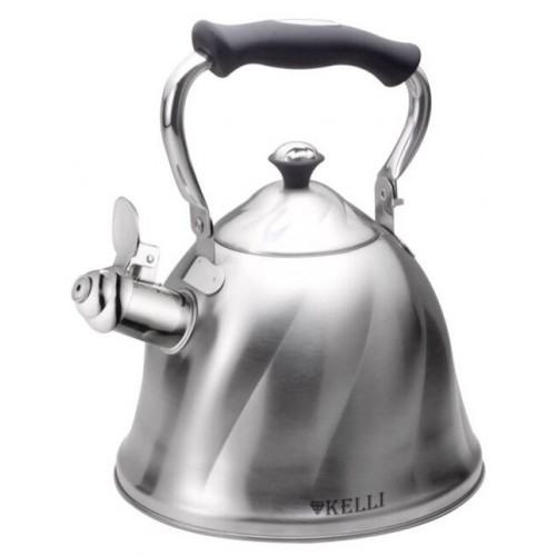 Чайник из нержавеющей стали Kelli KL-4502 3 л (серебристый) 3