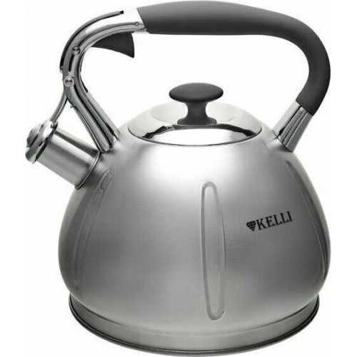 Чайник из нержавеющей стали Kelli KL-4502 3 л (серебристый) 9