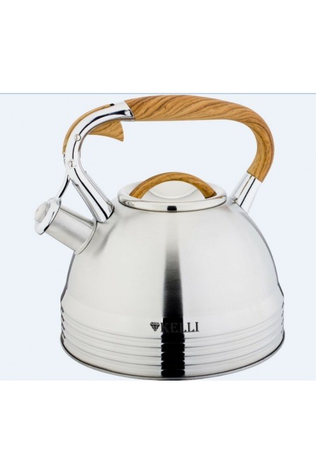 Чайник из нержавеющей стали Kelli KL 4505 3 л (серебристый) 