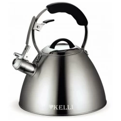 Чайник из нержавеющей стали Kelli KL-4522 3 л (серебристый)