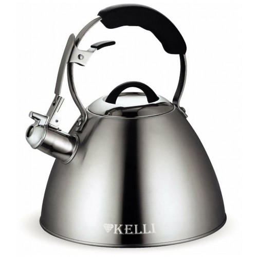 Чайник из нержавеющей стали Kelli KL-4522 3 л (серебристый) 