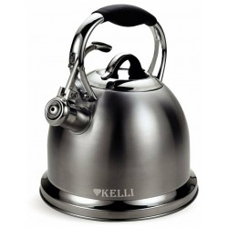 Чайник из нержавеющей стали Kelli KL-4523 3 л (черный)