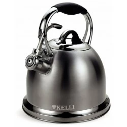 Чайник из нержавеющей стали Kelli KL-4523 3 л (черный)