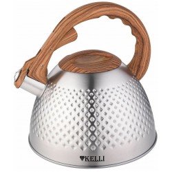 Чайник из нержавеющей стали Kelli KL-4532 3 л (серебристый)