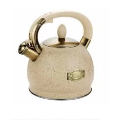Чайник из нержавеющей стали Kelli KL-4555 3 л (кремовый)