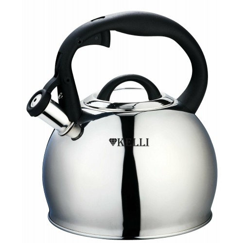 Чайник из нержавеющей стали Kelli KL-4566 3 л (серебристый) 
